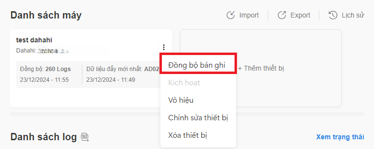 Dahahi Sync Last 3 Days
