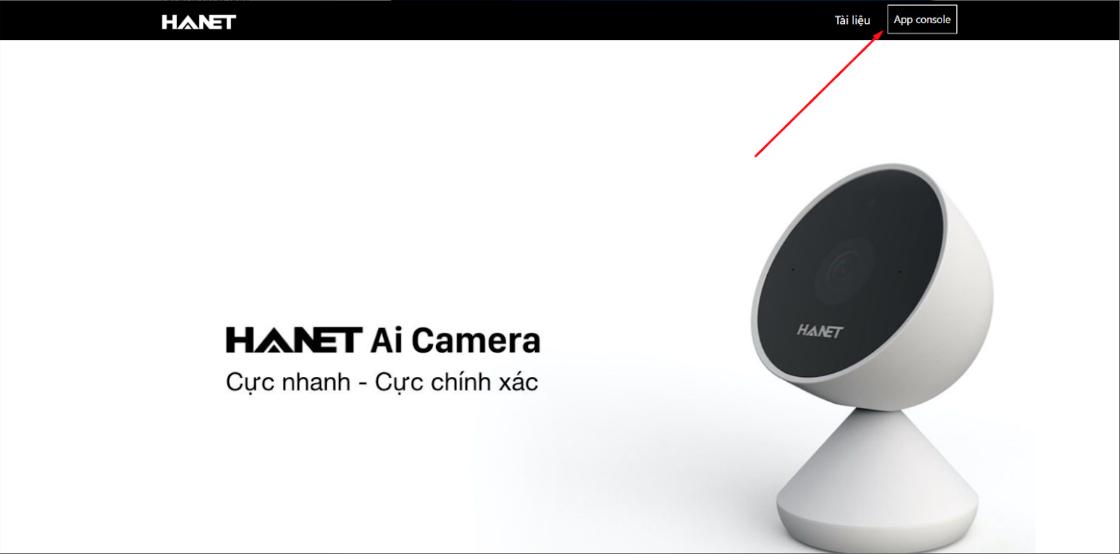 Hanet AI App Console