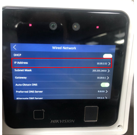 HIK Vision Device IP
