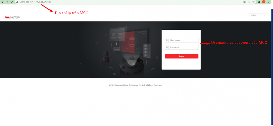 HIK Vision Admin Page